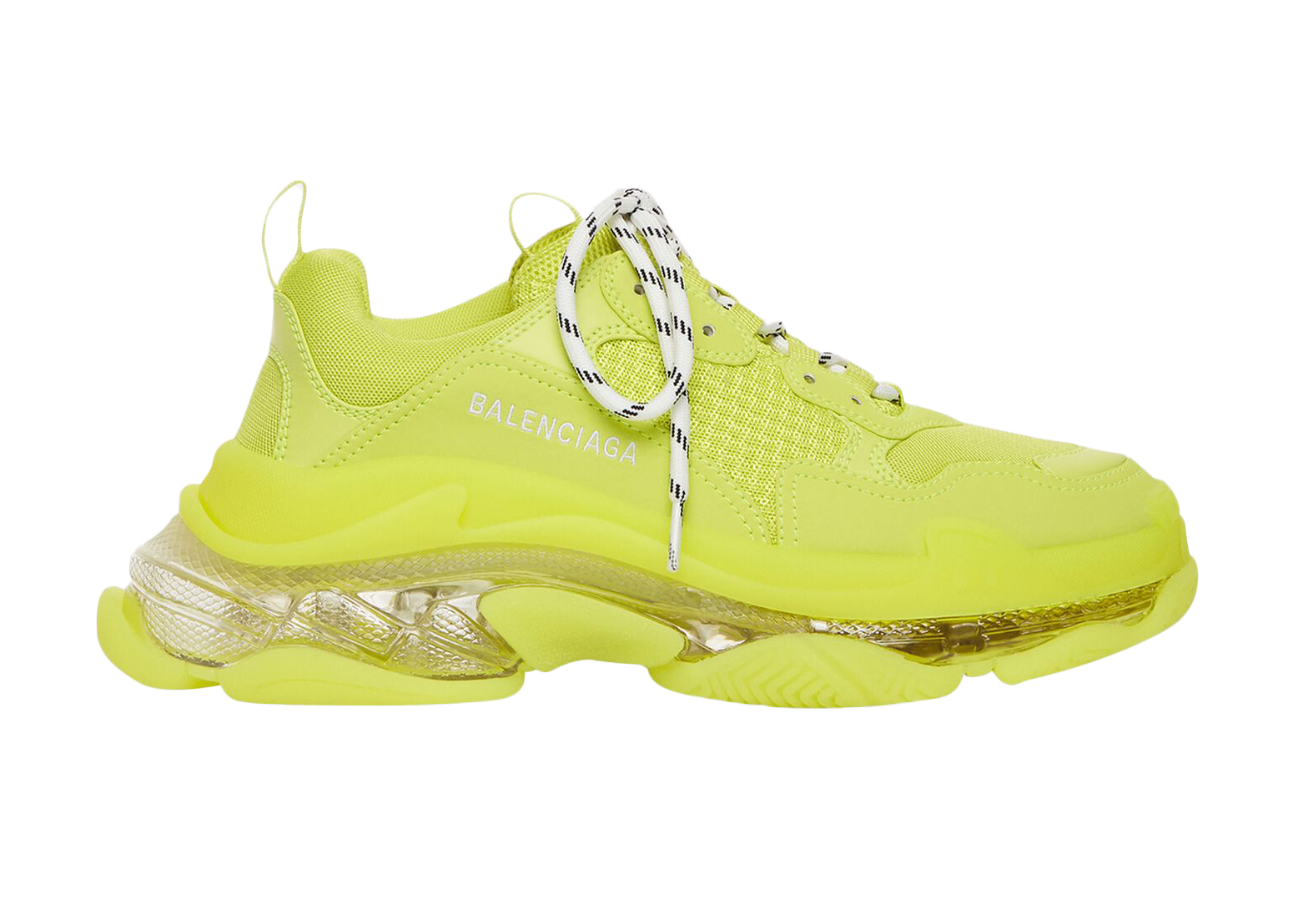 Buy Balenciaga Triple S Clear Sole Sneakers  Yellow At 30 Off   Editorialist
