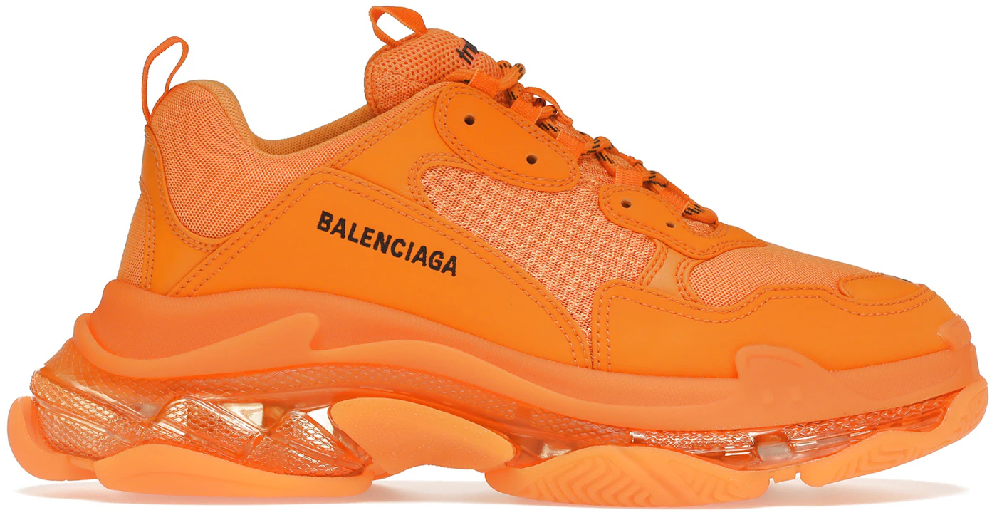 gemeenschap beweeglijkheid Beschrijven Balenciaga Triple S Clear Sole Orange - 541624W2GA17510 - US