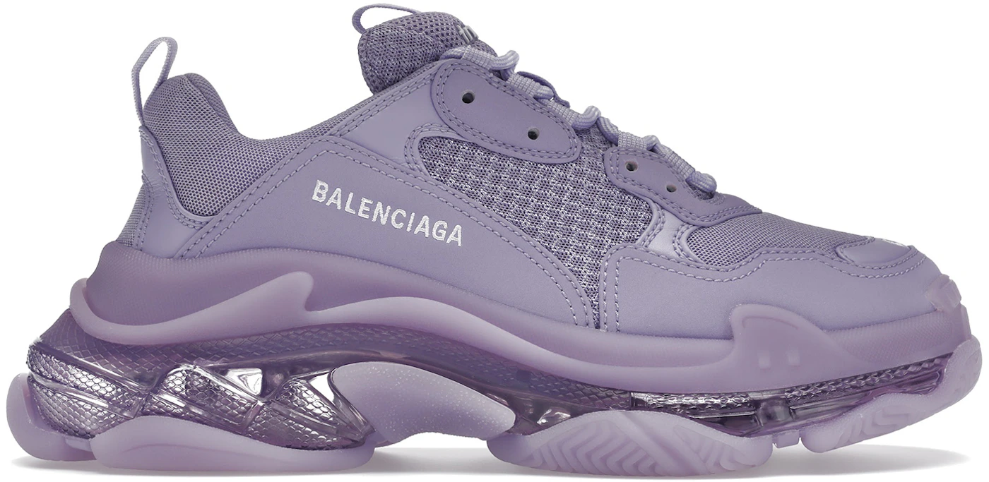 strategi snak Shipley Balenciaga Triple S Clear Sole Purple (Women's) - 544351W2GA15890 - US