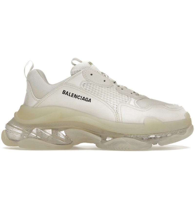 Balenciaga Triple S Clear Sole White Men's 541624W2FB19000 US