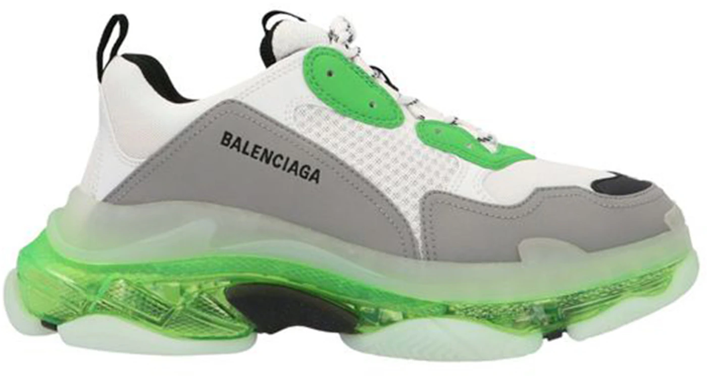 Balenciaga Men's Triple S Clear Sole Sneakers