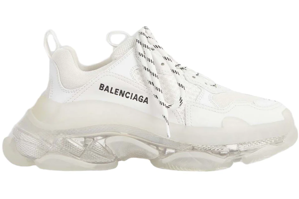 Balenciaga Triple S Clear Sole White (Women's) - 544351W2FB19000 - US
