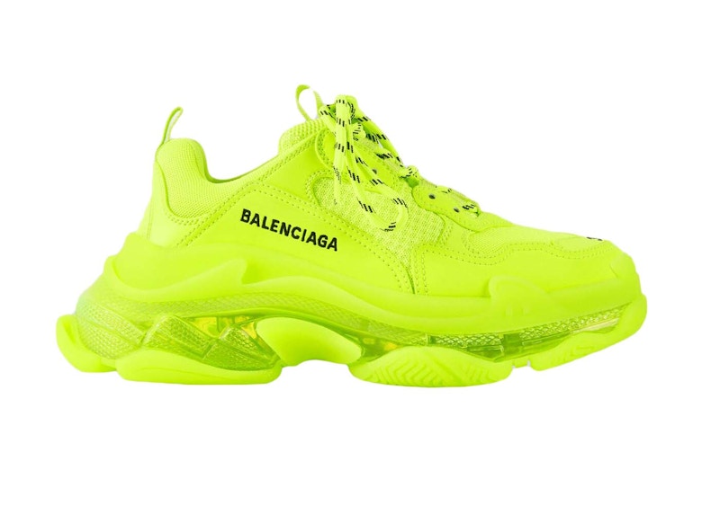 Balenciaga Triple S Clear Sole Yellow (Women's) - 544351W2FF17320 - US