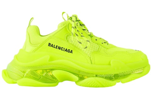 Balenciaga Triple S Clear Sole Amarillo (de mujer