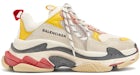 Balenciaga Triple S Crema Giallo Rosso (donna)