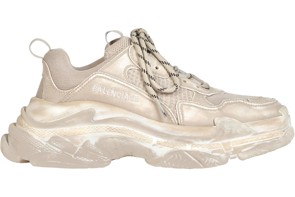 Balenciaga Triple S Faded Beige Women s 524039W3CN39700 US