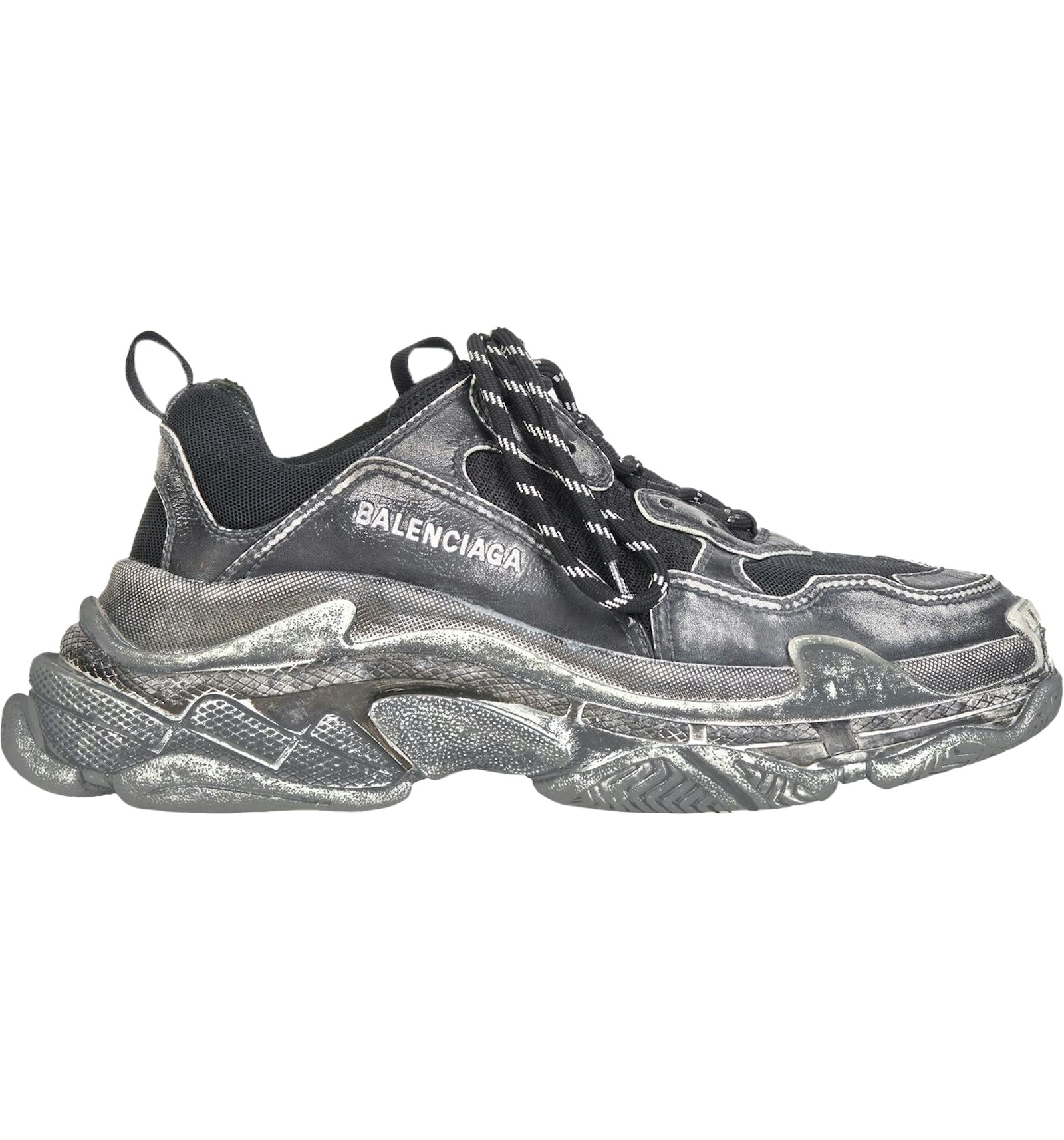 Balenciaga Triple S Faded Black (Women's)