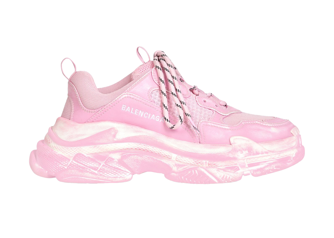 Pre-owned Balenciaga Triple S Faded Pink (women's) In Pink/white