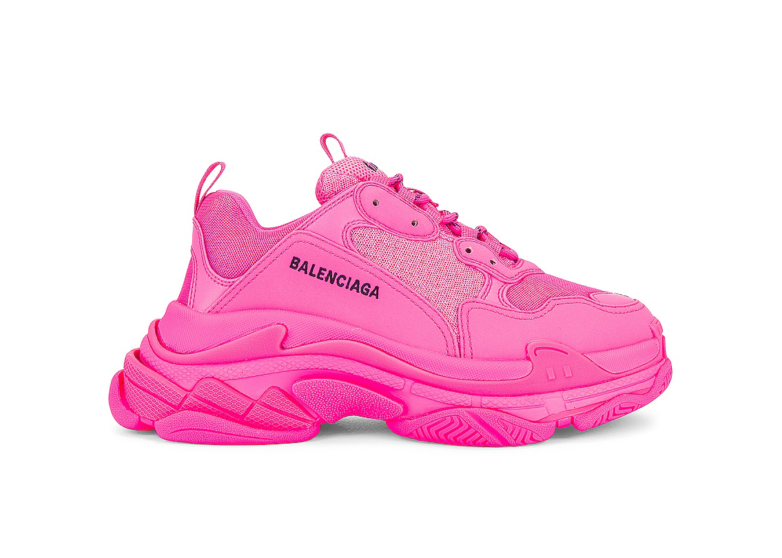 Balenciaga Triple S Fluo Pink (Women's) - 524039 W2CA5 5000 - JP