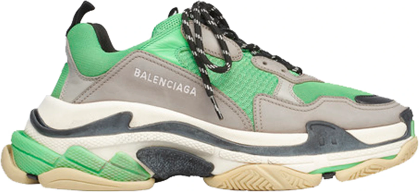 Balenciaga Triple S Green Grey Men's - 536737W09OH3067 - US