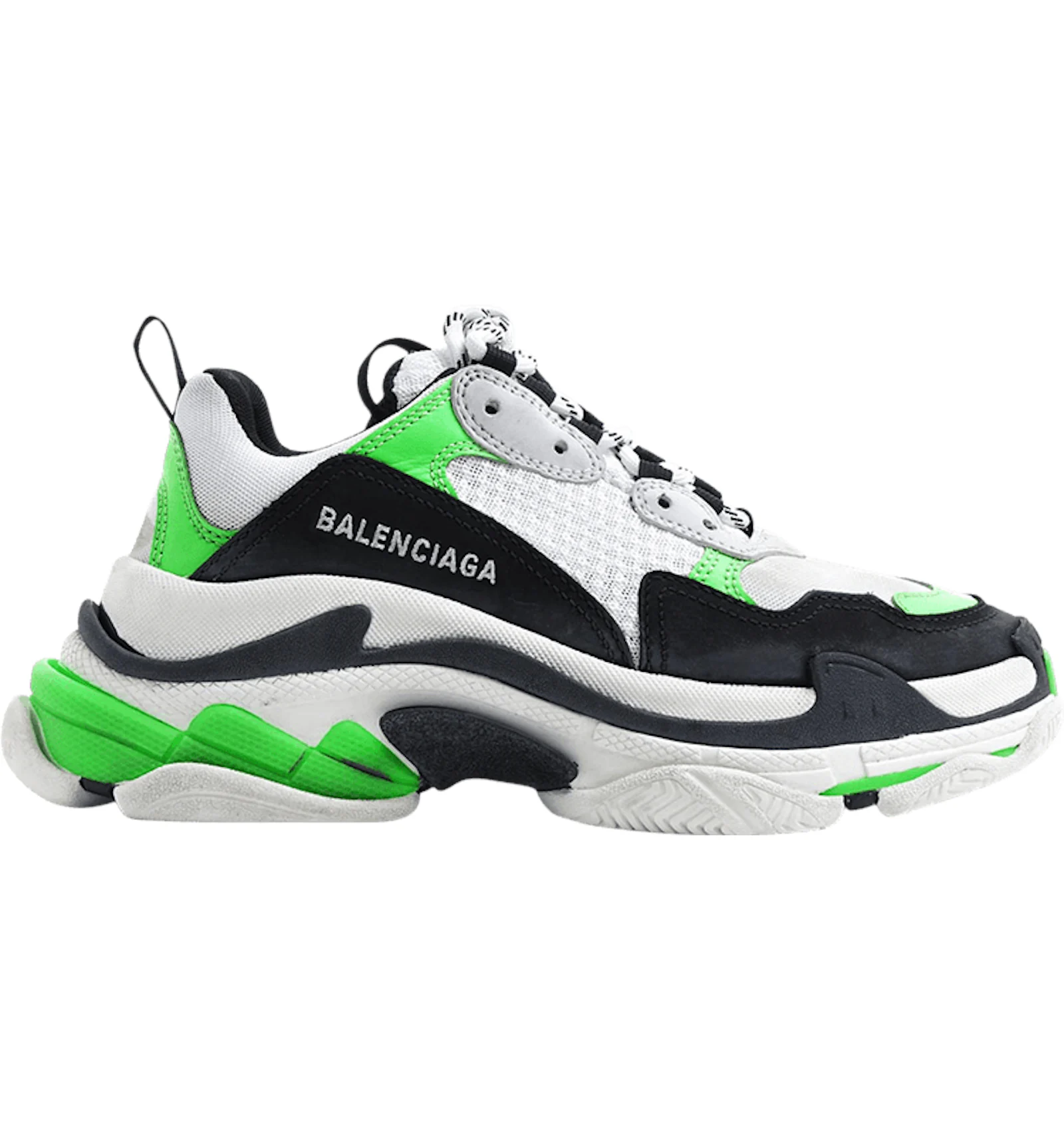 Balenciaga Triple S Green Women s Style 524039 W09O6 9063