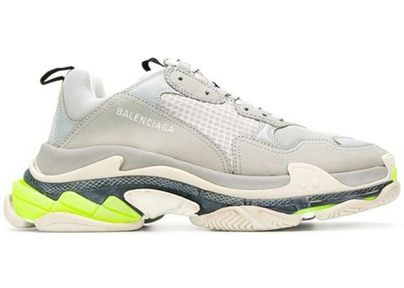 Neon Balenciaga Sss Balenciaga Triple S Beige Green Yellow (2018