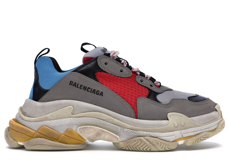 Giày Balenciaga Triple S Trainer Blue Red 2018 Rep 11  Mẫu Giày Hot Nhất  2023  Hanoi Sneaker