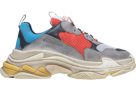 Balenciaga Triple S Grey Red Blue Men s 512175W09O24365 US
