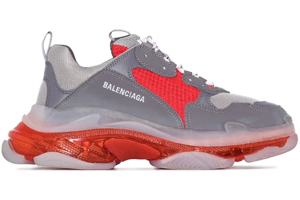 Balenciaga Triple S Grey Red Men's - 541624 W09ON 1291 - US