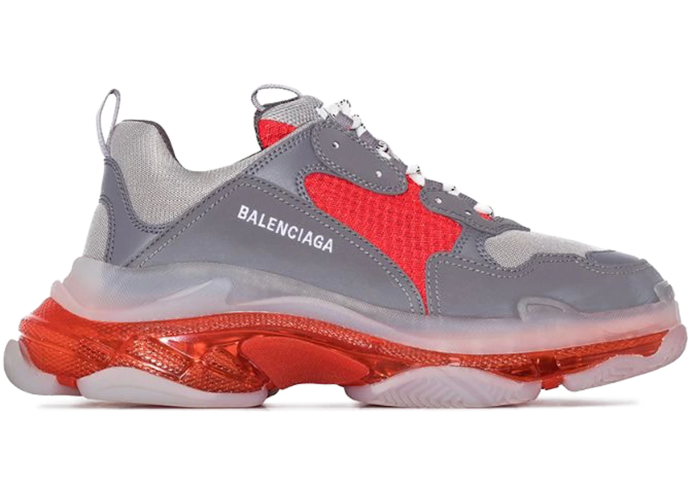Balenciaga Triple S Grey Red Men's - 541624 W09ON 1291 - US