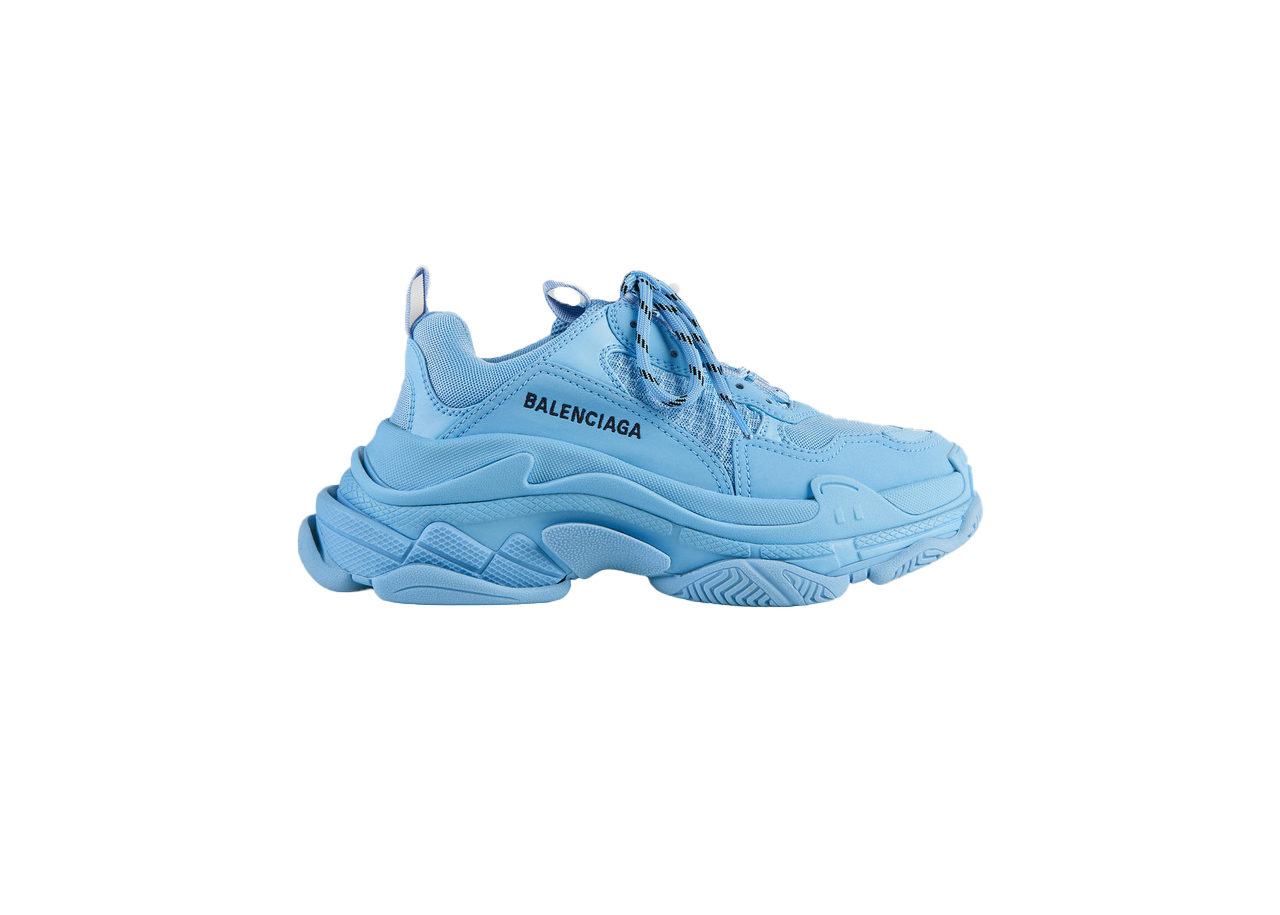 AUTHENTIC Balenciaga Track Sneaker 38FR LIGHT BLUE  eBay