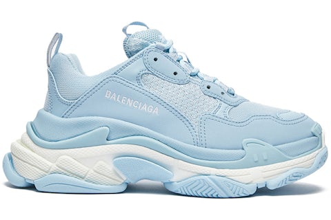 Balenciaga Triple S Light Blue White (Women's) 524039W2CA74090 US