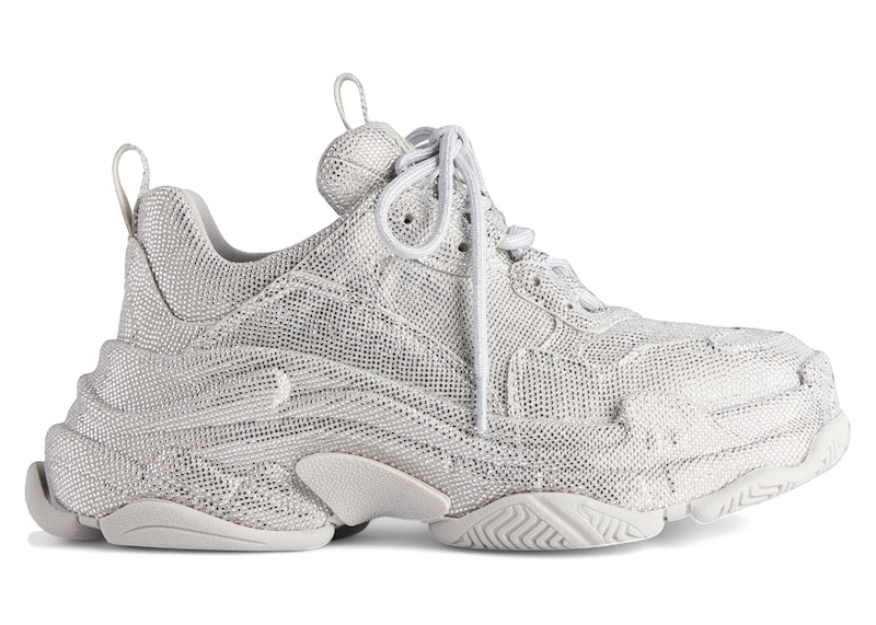 Balenciaga Triple S Light Grey Rhinestones (Women's Balenciaga Triple S Light Grey Rhinestones (Women's