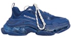 Balenciaga Triple S Clear Sole Blu navy (donna)