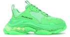 Balenciaga Triple S Neon Verde Clear Sole (donna)