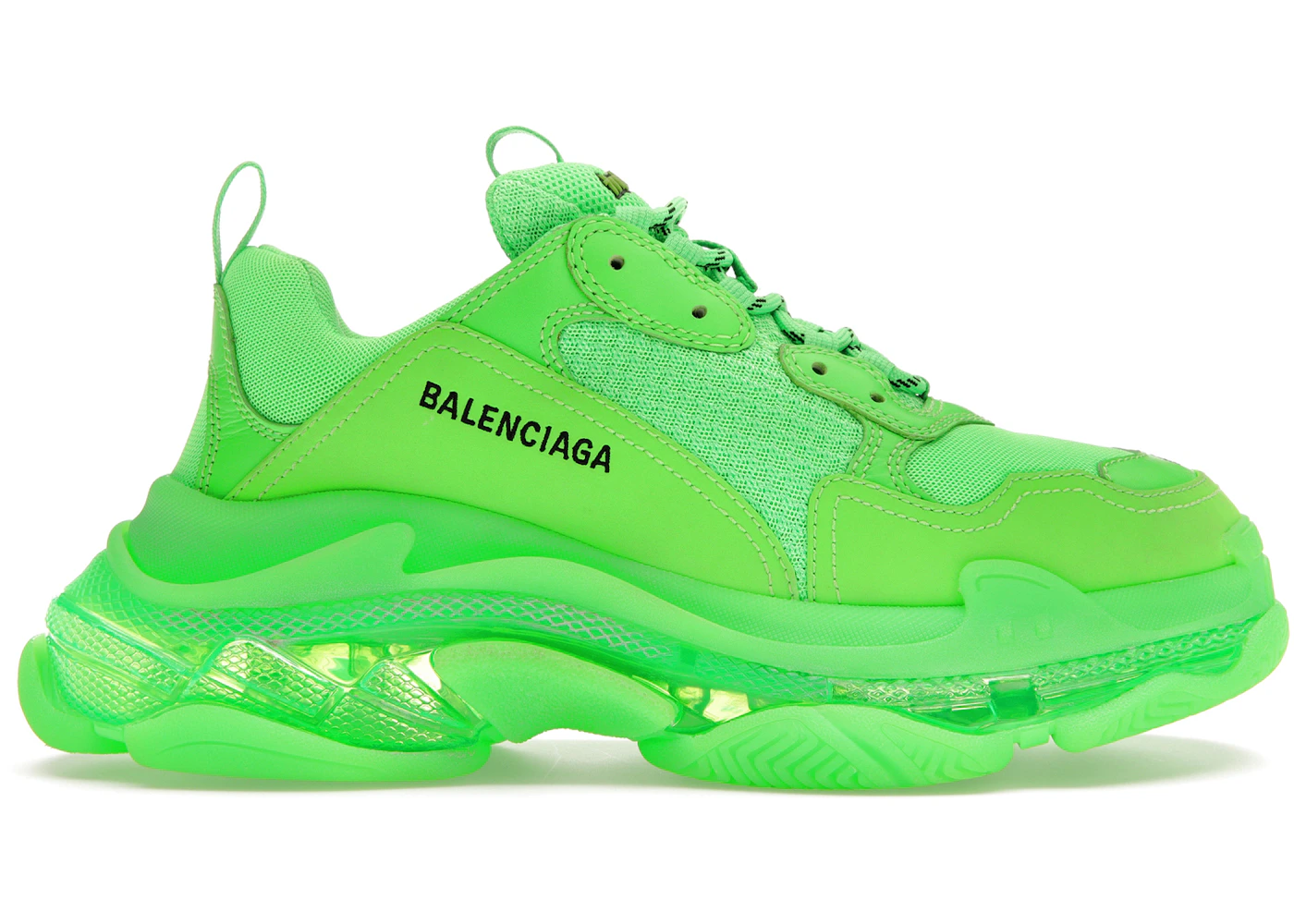 Balenciaga fluro green shoes Clearance