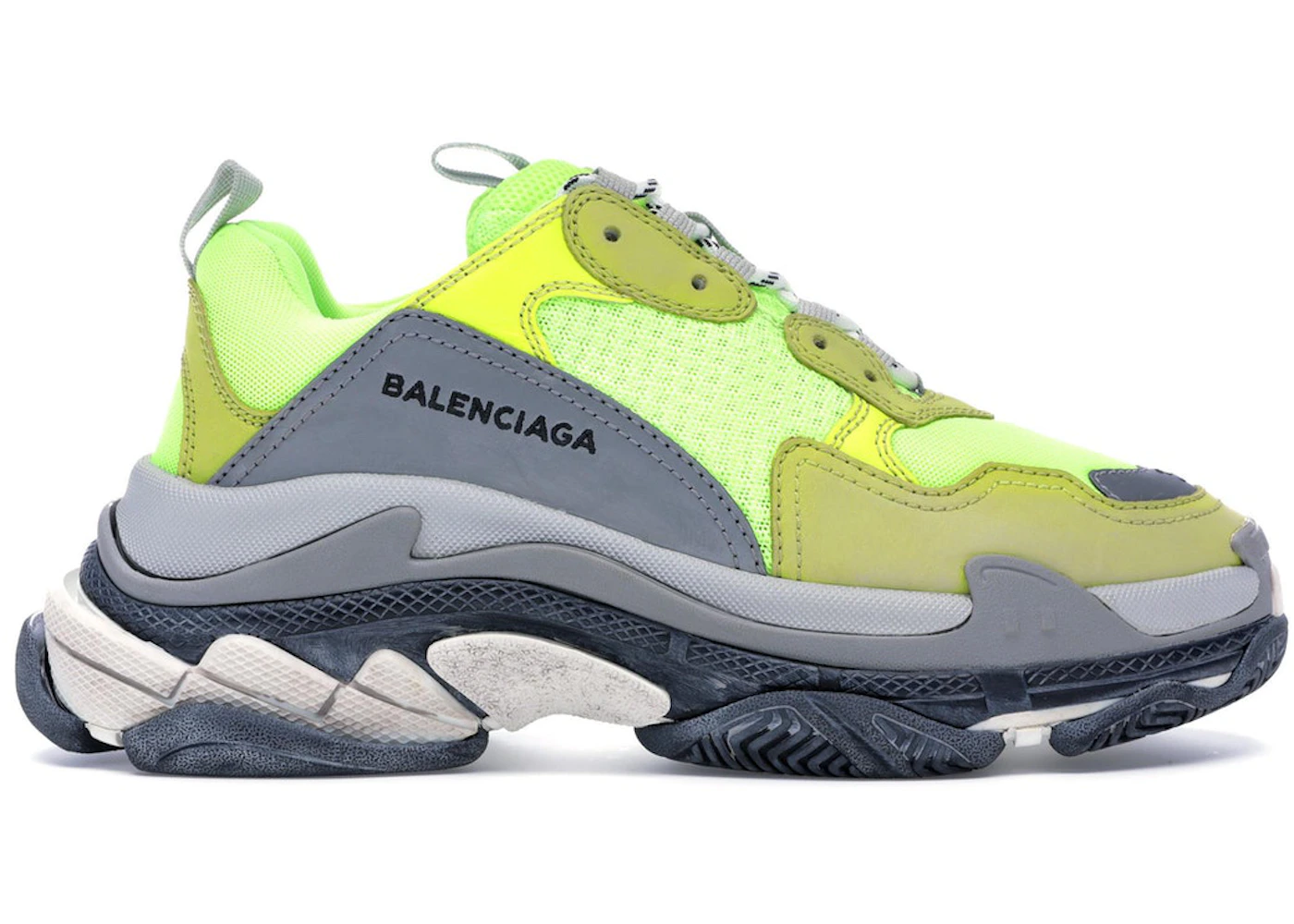 Balenciaga Triple S Neon Yellow 2018 Reissue Men s