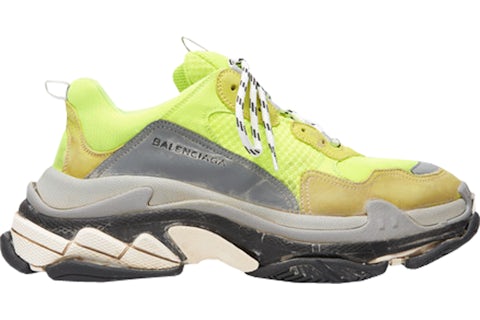 Balenciaga neon yellow sandals sales