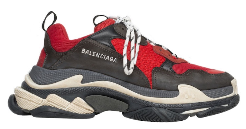 red black white balenciaga