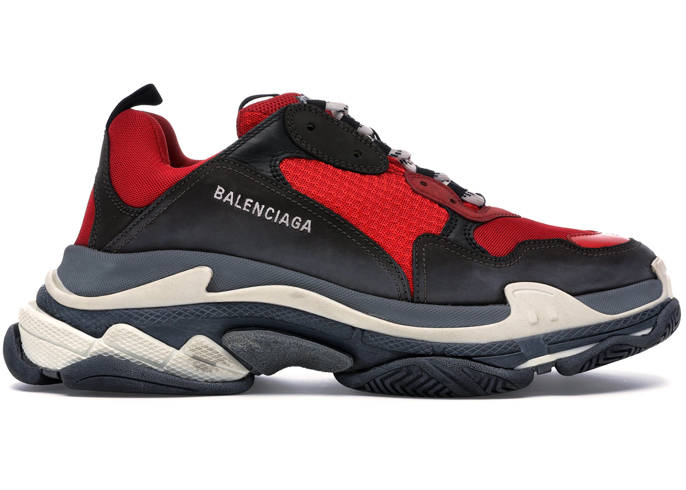 Balenciaga triple s dark red Clearance