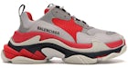 Balenciaga Triple S Red Grey (Women's)