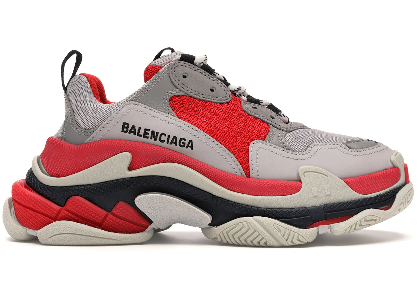 Balenciaga Triple S Red Grey (Women's) - 524039W09OH6495 - US