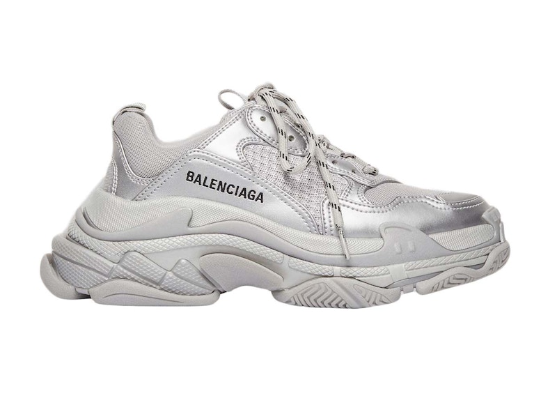 Balenciaga triple s hot sale full white