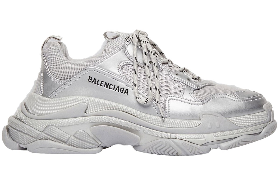 Balenciaga Triple S Silver 536737w2fs28100 Balenciaga Triple S Silver 536737w2fs28100