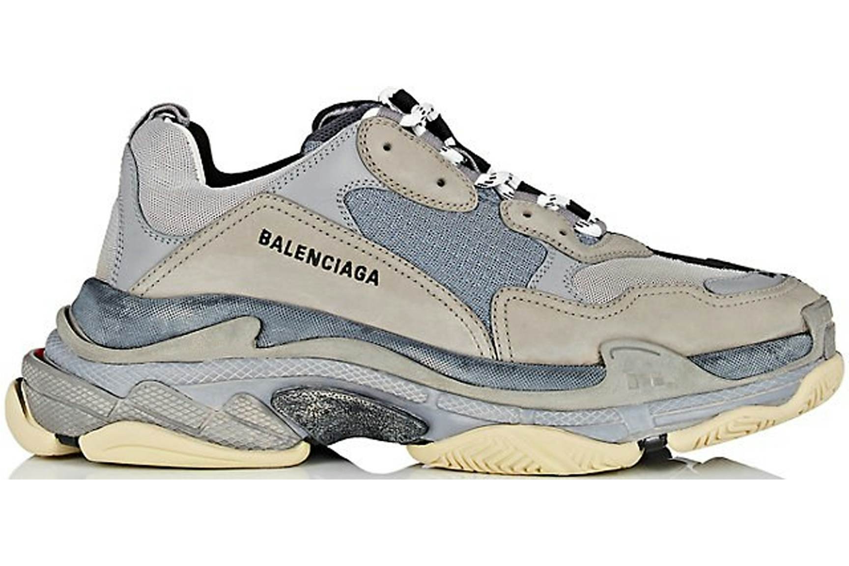 Balenciaga Triple S Split Black Grey Men's - 533891-W09OC-1264 - US