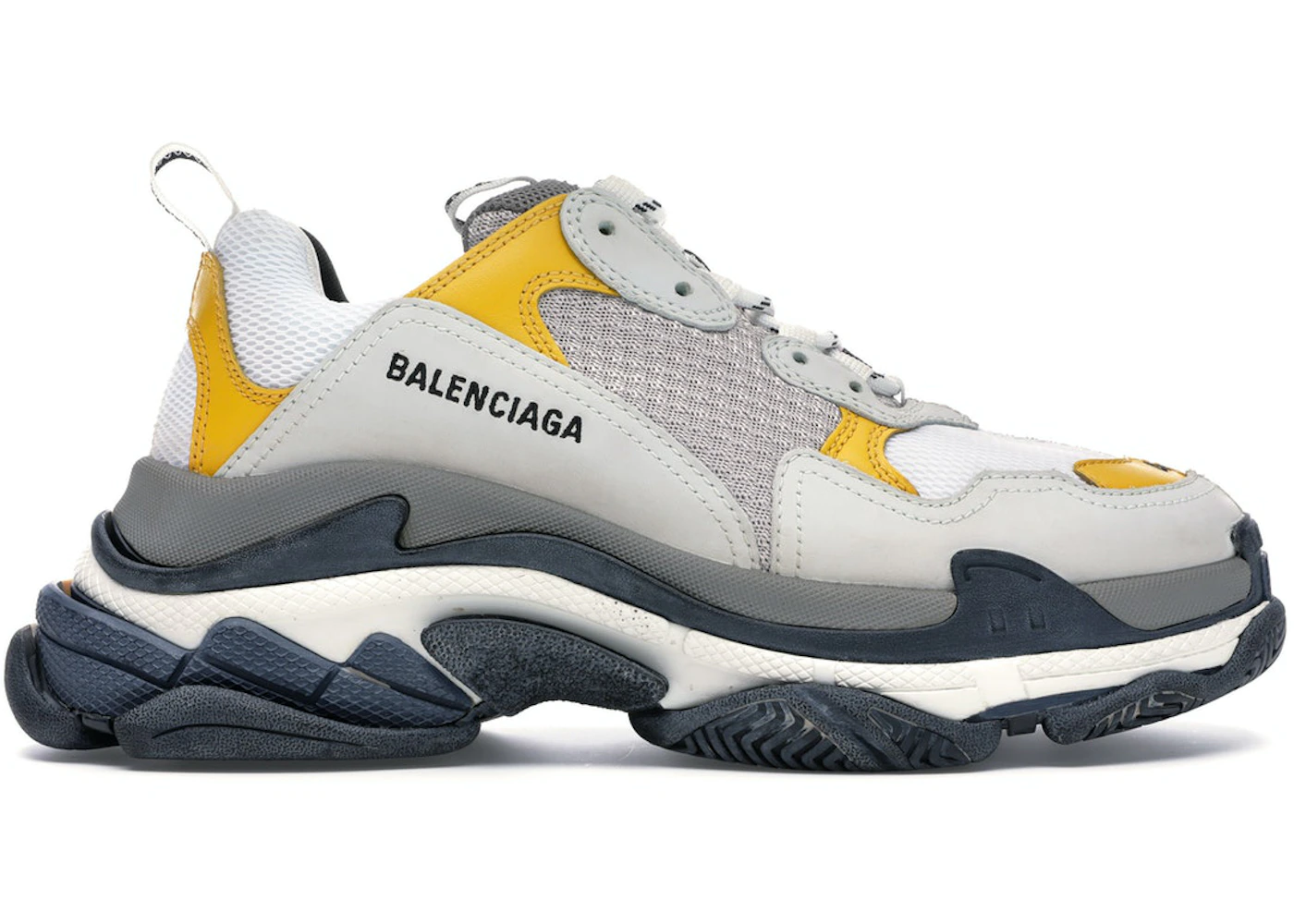 Balenciaga Triple S Split White Light Grey Yellow Men s 533890