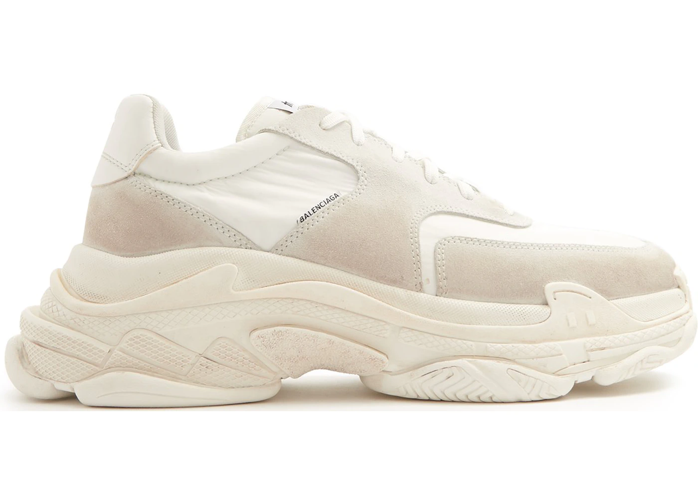 Balenciaga triple s white ecru best sale black