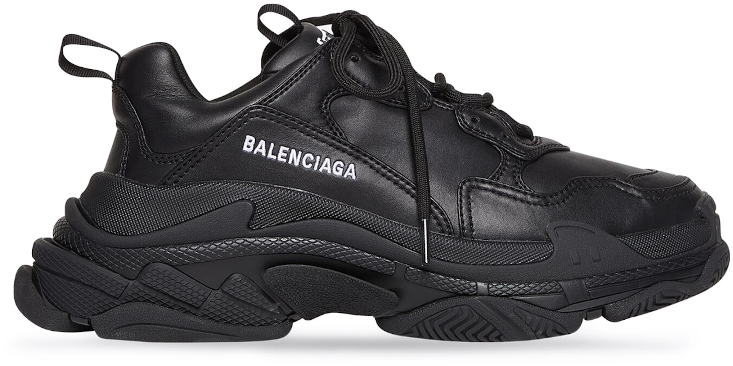Balenciaga S Synthetic Leather Black (W) - 524039W2FA51000 - ES