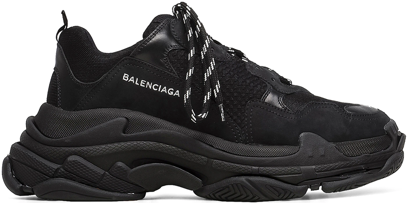 Balenciaga S Triple Black - 172342M237002
