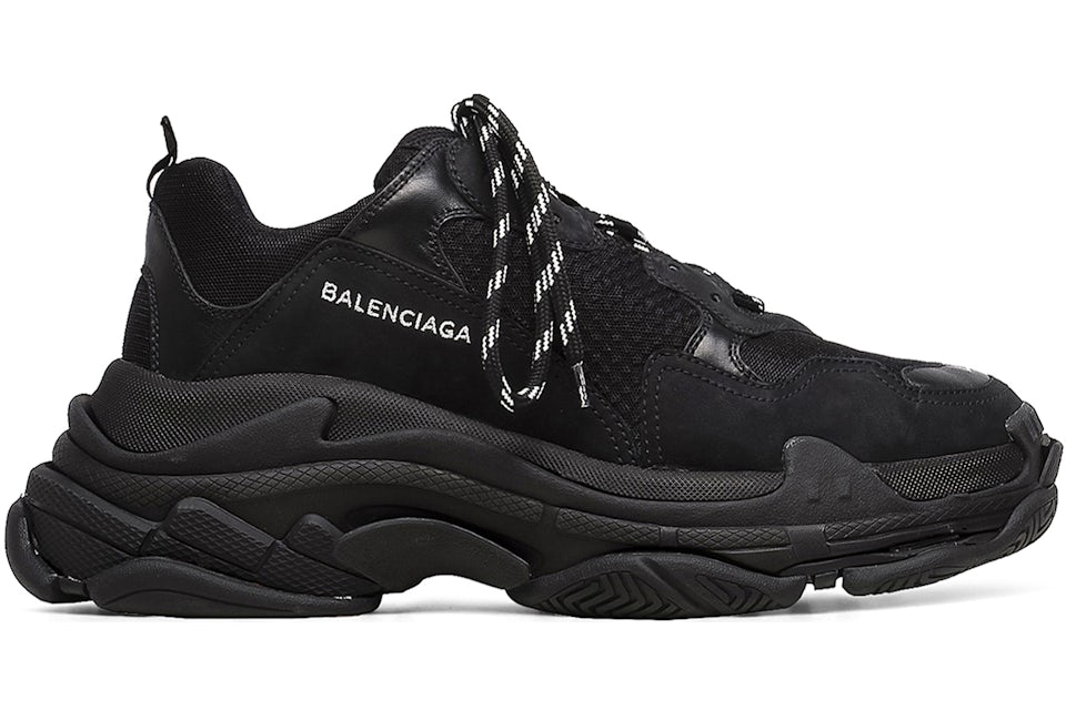 Balenciaga triple s black second hand Clearance