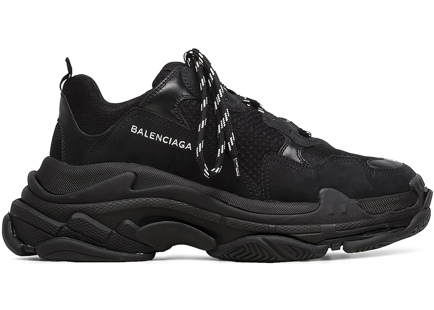 Balenciaga Triple S Triple Black Men s 172342M237002 US
