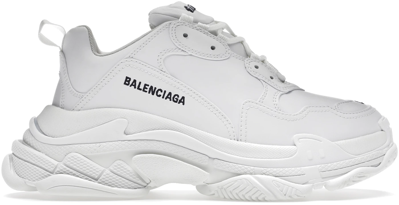 BALENCIAGA Triple S Sneakers White Training & Gym Shoes For Men - Buy  BALENCIAGA Triple S Sneakers White Training & Gym Shoes For Men Online at  Best Price - Shop Online for