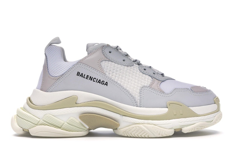 balenciaga triple s blanche