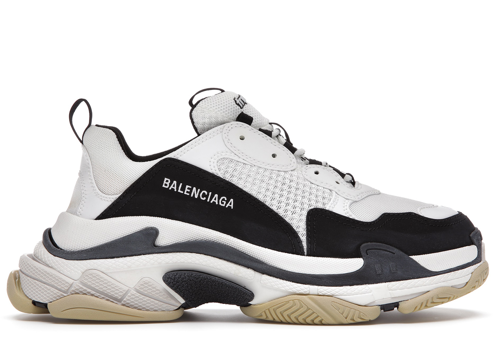 Balenciaga Triple S Sneaker Black Grey  White  END Global