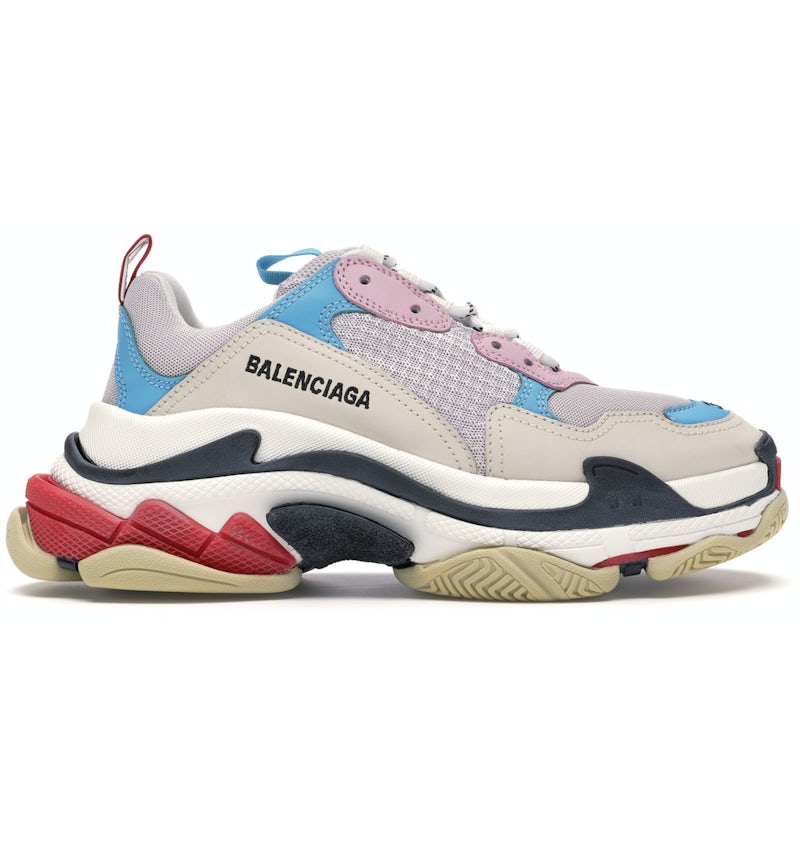 Balenciaga Triple S White Blue Women s 524039 W09OH 4196 US
