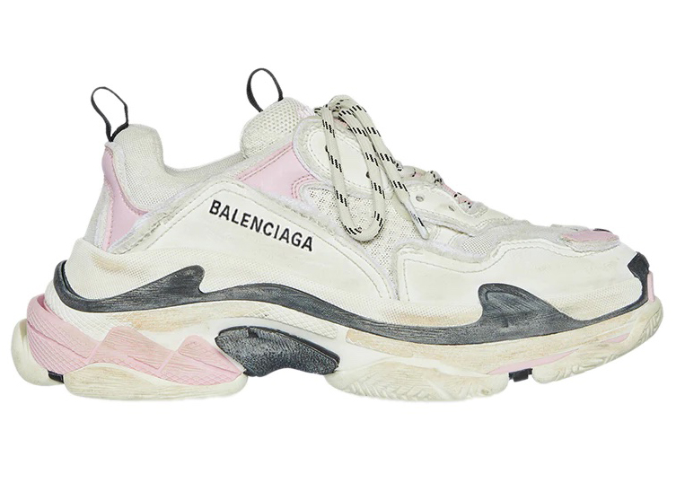 Balenciaga Triple S White Pink (Pre-Distressed) (Women's ...