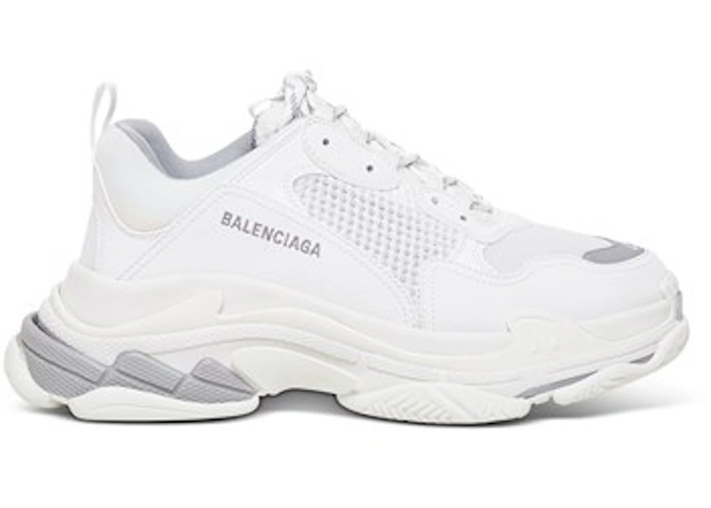 Balenciaga Triple S White Silver 536737w2fs41200 Balenciaga Triple S White Silver 536737w2fs41200