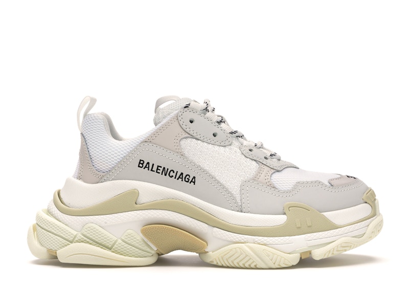 Balenciaga triple s femme blanche best sale