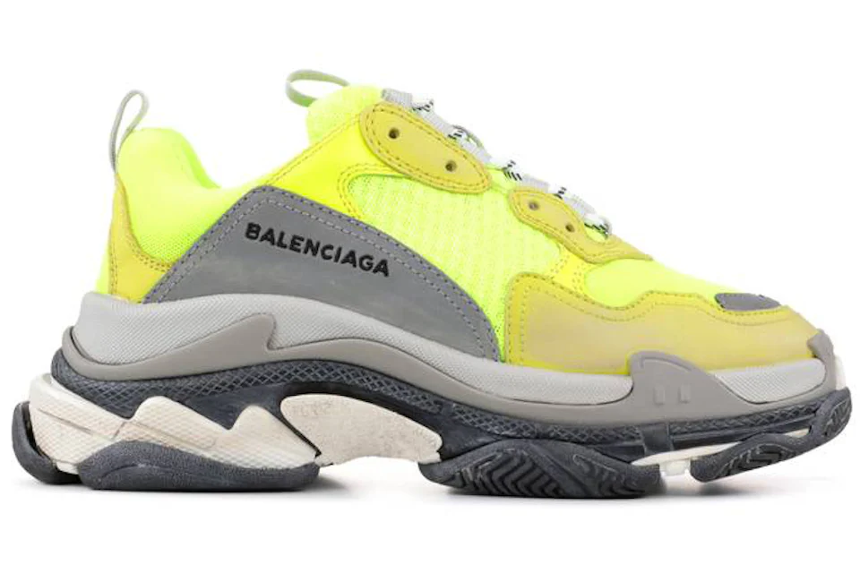 Balenciaga jaune fluo triple s Clearance