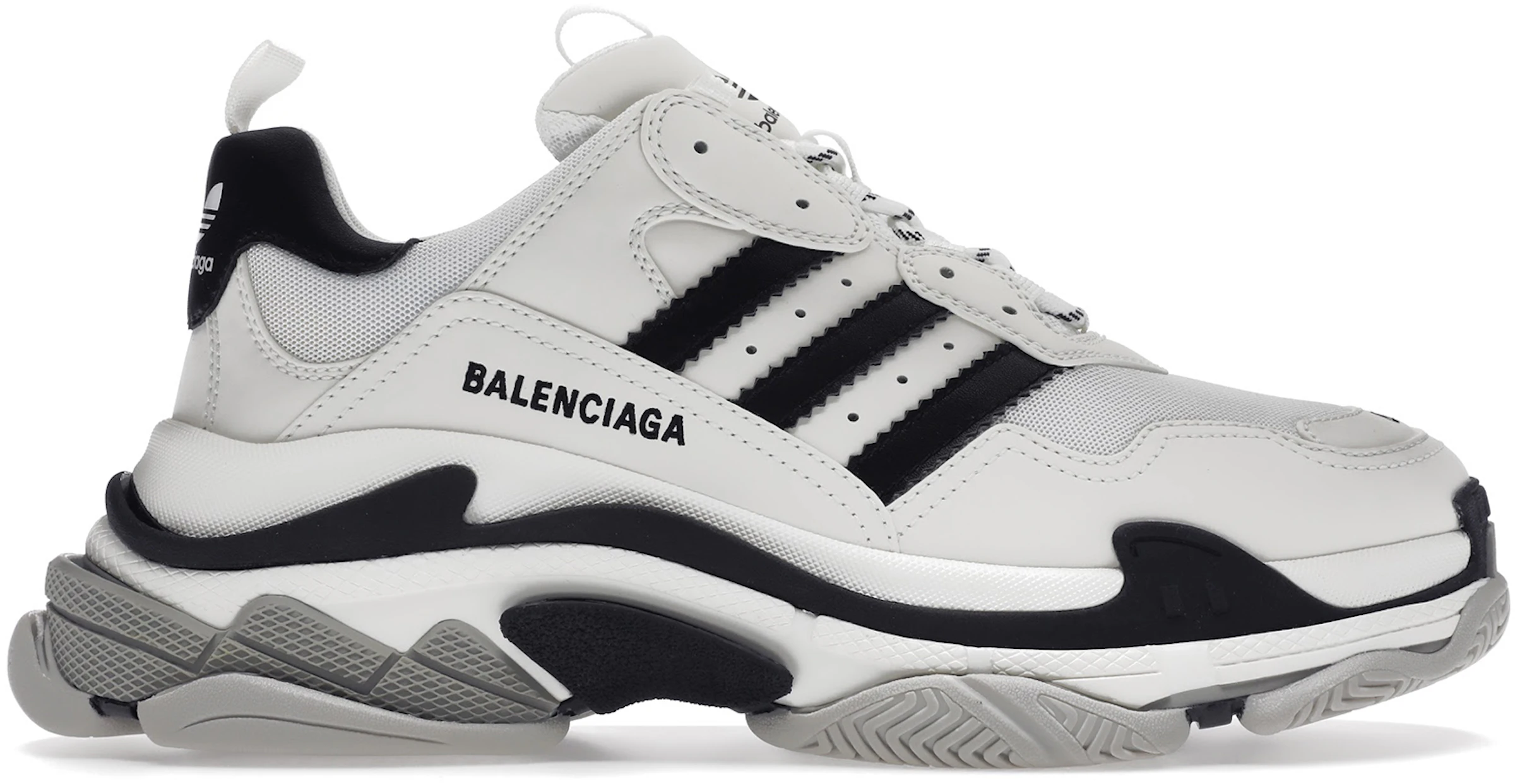 Balenciaga S adidas White Black - 710021W2ZB19112/712821W2ZB19112 - ES